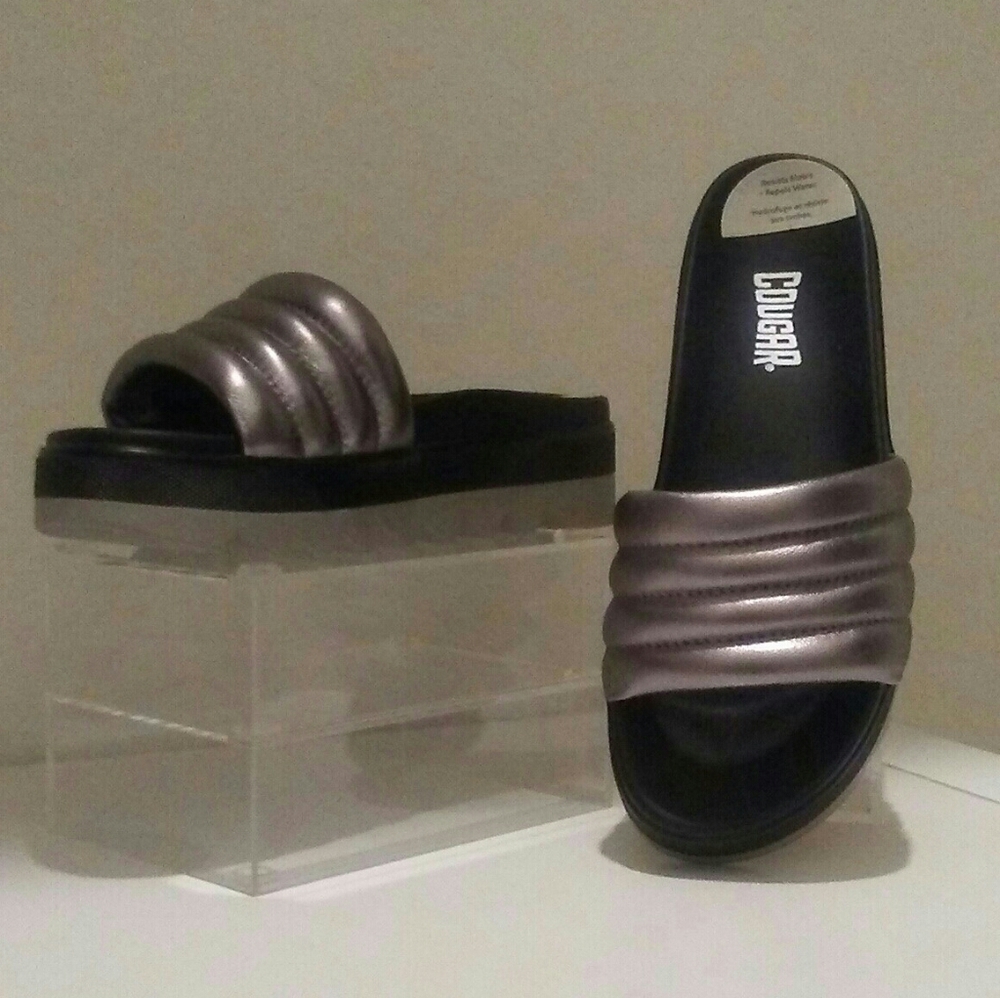 Cougar Metallic Silver Sandals